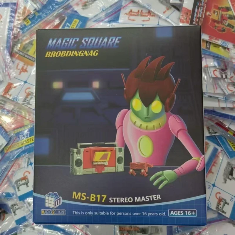 Giocattoli di trasformazione MS-B17 MSB17 Registratore su piccola scala Robot mobile Giocattolo tascabile Modello Scatola originale Collezione regalo