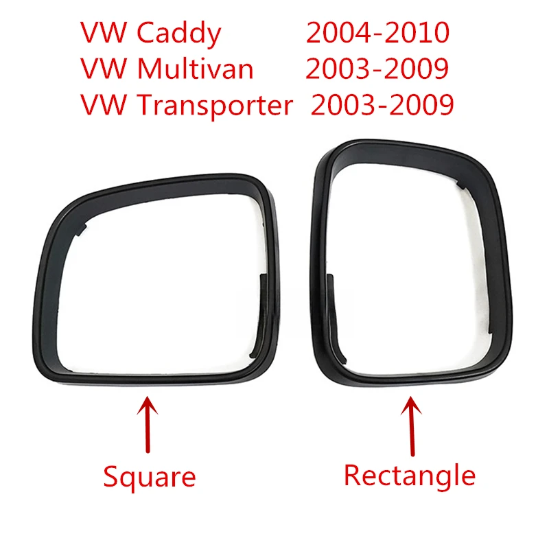Side Mirror Frame Holder For VW Caddy 2004-2010 Multivan Or Transporter 2003-2009 Rearview Mirror Frame Automotive Accessories