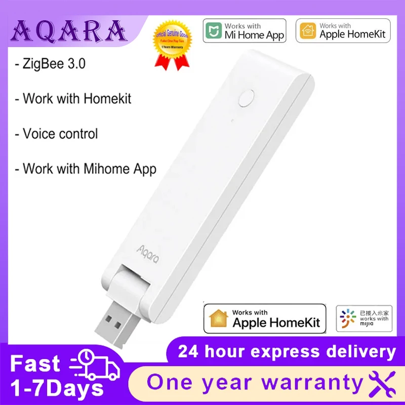 AQARA E1 Gateway Zigbee Aqara USB Port Mini Hub Wireless Connect Remote App Control For Xiaomi MI HOME Apple Homekit Smart Home