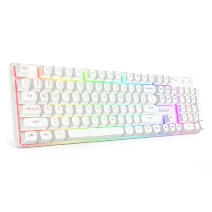 K710 Wireless Mechanical Gaming Keyboard, Bluetooth/2.4G/Wired Tri-Mode, RGB Backlit, Clicky Blue Switch, Rechargeable Battery,