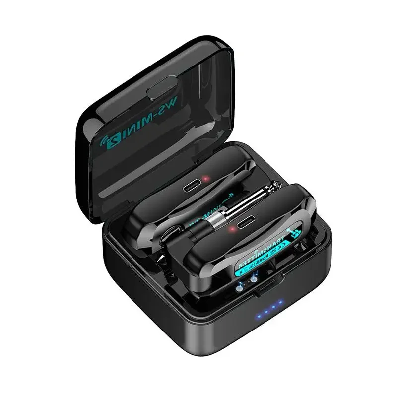 

Electric Blowpipe Electric Guitar Wireless Transceiver 3.5 Transmitter Receiver, Audio Connector