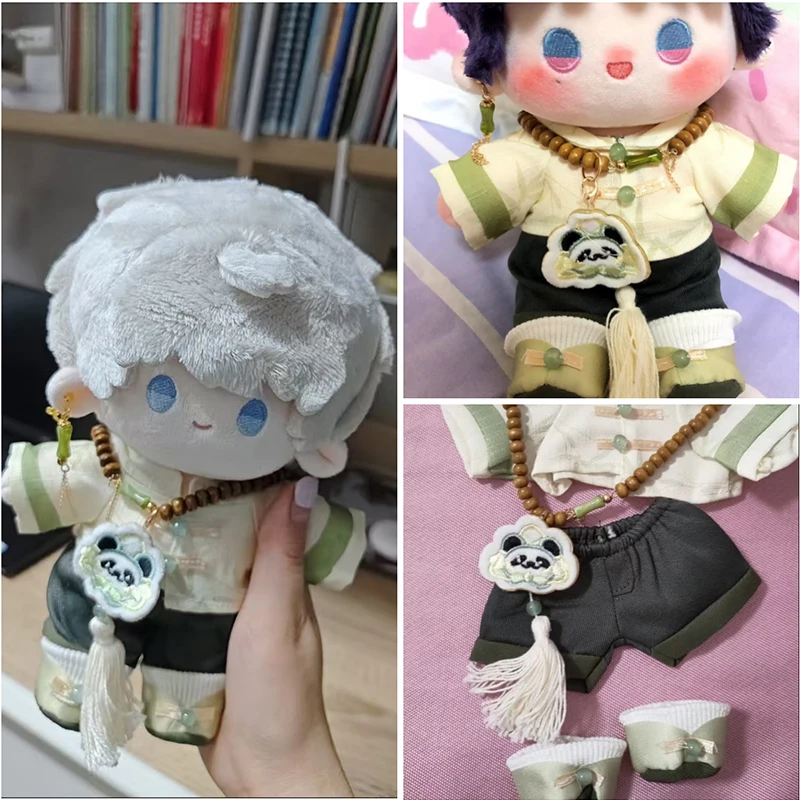 Chinese style panda costume Cotton Doll Clothes Set 20CM Doll Clothing Accessories Love and Deepspace Idol Plush Doll Outfit