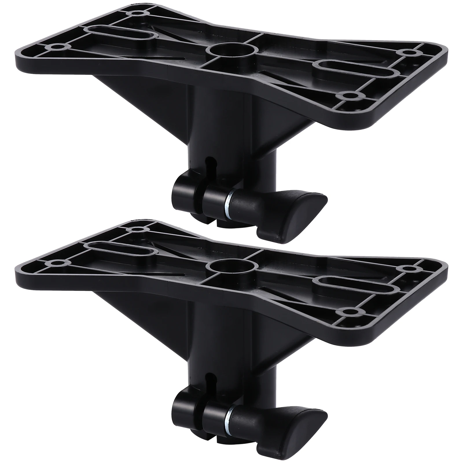 

2pcs Speaker Tray Stand Black Plastic Durable Heavy Duty Speaker Tripod Stand for Stage Party Studio Monitor Mounting Brackets