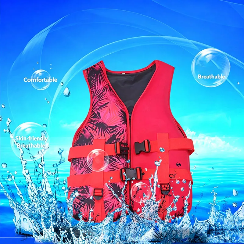 Neoprene Adult Life Jacket For 20-85kg People For Kayak/SUP/Sailing/JetSki/Rafting/Canoe/Swimming/Fishing