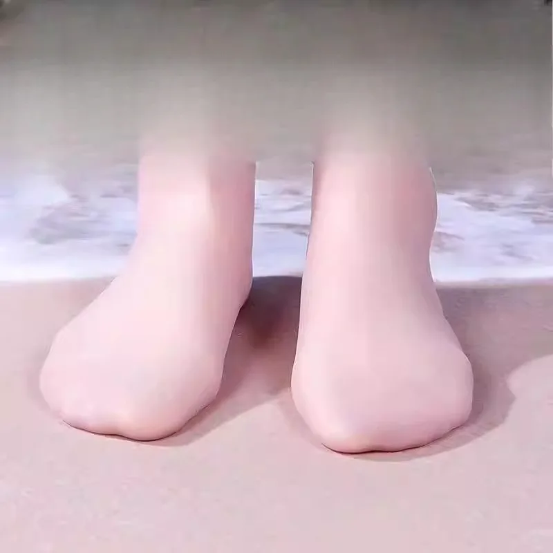 

Waterproof Silicone Beach Socks Foot Cover Moisturizing Soft Sole Swimming Flip Flop Unisex Kids Elastic Leg Protection