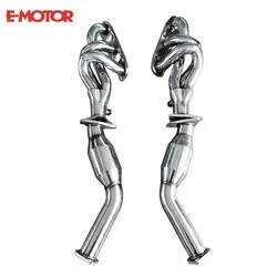 Exhaust Header & Test Pipe With resonated for Nissan 370z Infiniti G37 09-14