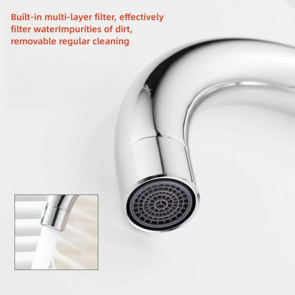 Household Electroplating Kitchen Faucet Ceramic Valve Core Vegetable Wash Basin Faucet Sink Cold & Hot Water Dual Use Faucet