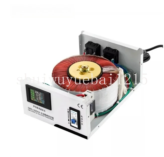 Second Generation Multifunctional Display Transformer Toroidal Audio Safety Isolated Power Converter 220v To 220v Transformer