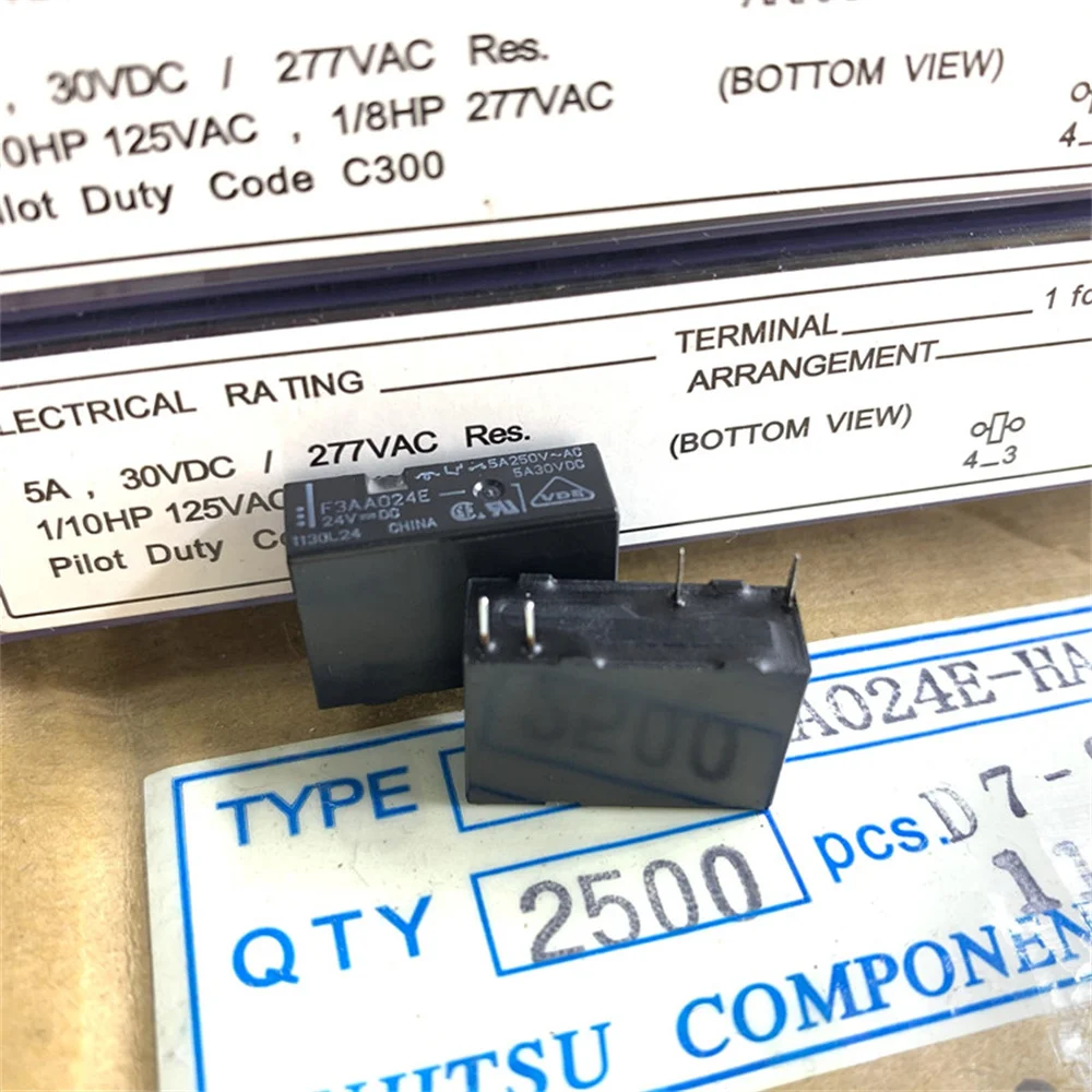 The Raley :F3AA024E 24VDC,5/10PCS