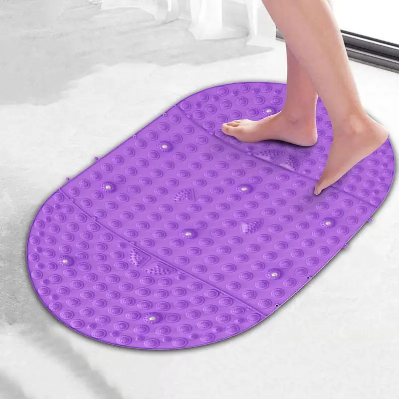 Stone Mat Foot Massager Walking Mat Foot Relaxing Massage Pad Yoga And Shower Long Sitting Workers Feet Massage Mat Ergonomical