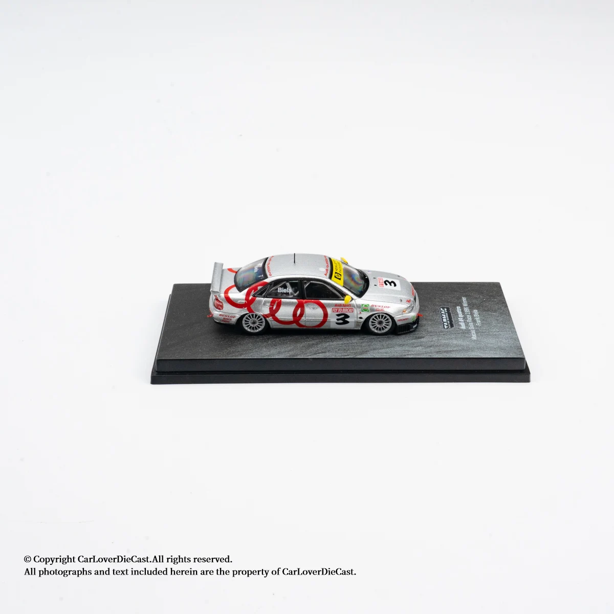 Tarmac Works 1:64 Quattro Macau Guia Race 1996 Vencedor Frank Biela / Super Tourenwagen Cup Carro Modelo Diecast