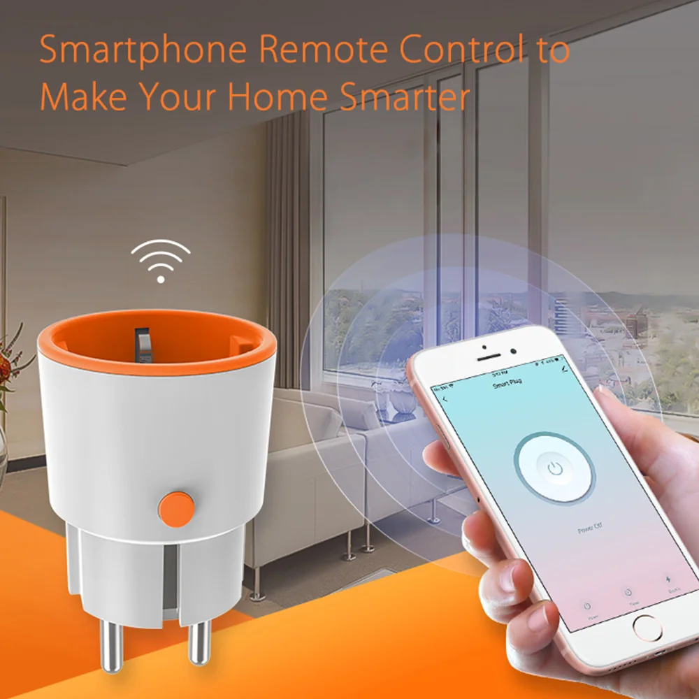 EU 16A Tuya ZigBee Smart Home Energieüberwachung Stecker Steckdose Alexa Google, Home Assistant, Zigbee2mqttt, Smartthings Hub