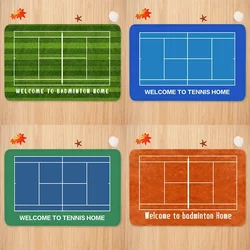 Non-slip tennis court door mat carpet bathroom kitchen balcony  living  porch bed  home decoration
