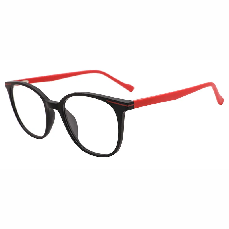 Kirka Unisex Rectangle Eyeglasses Frame TR90 Flexible Optical with Rubber Temple Tips MH09-16