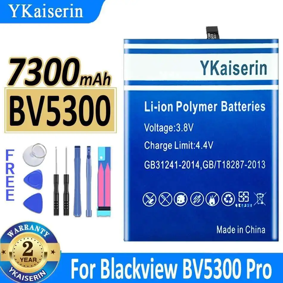 

BV5300 Li765974HT Reliable Power Supply 7300mAh Long-Lasting Performance For Blackview BV5300 Pro BV5300Pro Mobile Phone Battery