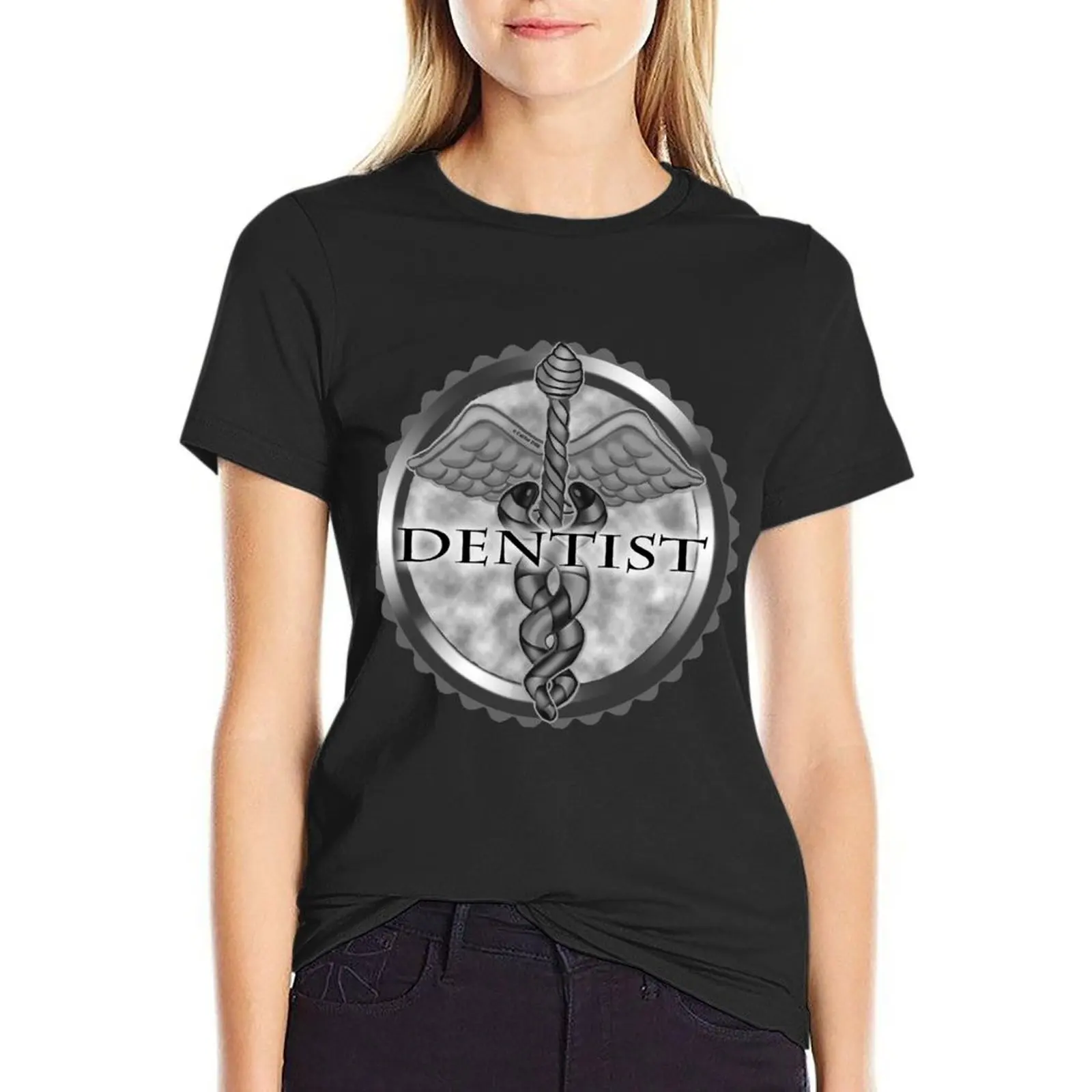 Gray Dentist T-Shirt Short sleeve tee anime hippie clothes Woman clothes