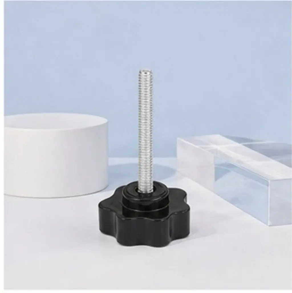 1Set Roller Walker Replacement Knobs Star-Shaped M6 Thread Rubber Pad Easy Install Stable Grip Walker Accessories Replacement