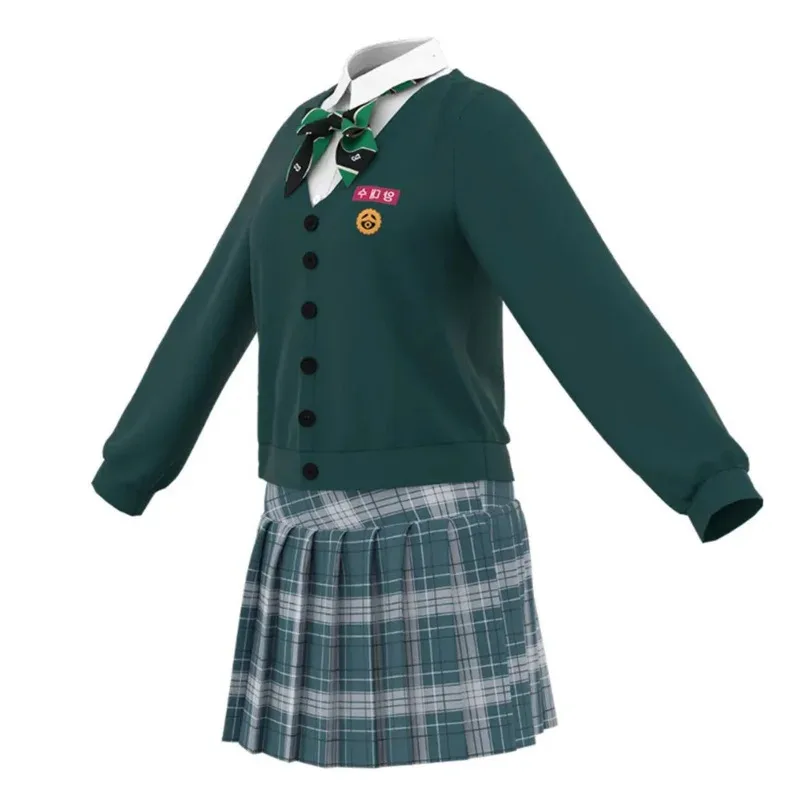 جميعنا ميتة تأثيري حلي زي مدرسي المرأة فستان ملابس هالوين كرنفال البدلة