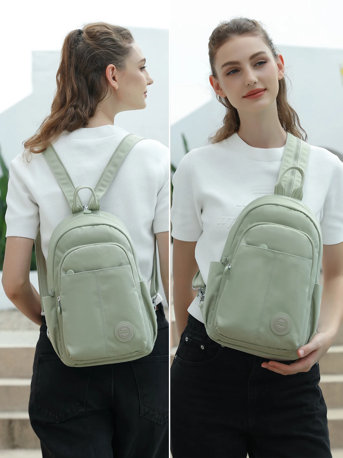 lightweight-multi-layer-small-dual-shoulder-bag-for-travel-unisex-chest-bag-waterproof-stiching-style-casual-nylon-material