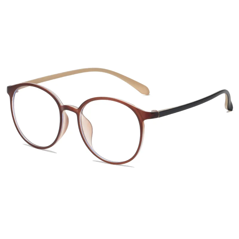 Runde Vintage-Computerbrille, klassisch, transparent, Minus-Dioptrien-Brille, blaues Licht blockierende Korrekturbrille, 0 bis -4,0 – Detail 14