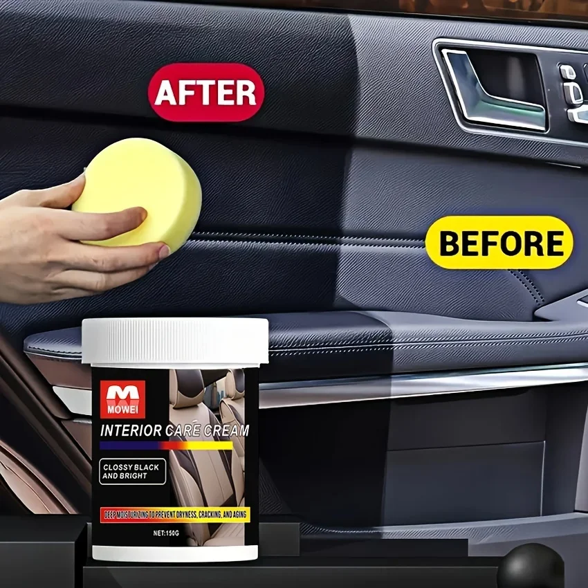 

Крем для ухода за салоном автомобиля — восстановитель пластика и воск для обновления салона автомобиля и панели, средство для удаления царапин и пятен, усилитель блеска