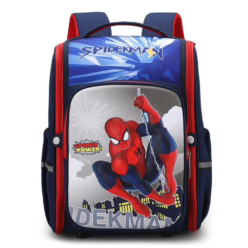 Imagem -05 - Disney Congelados Bolsas de Escola para Meninas Meninos Homem Aranha Elsa Anna Estudante Primário Ombro Ortopédico Mochila Presentes 2023