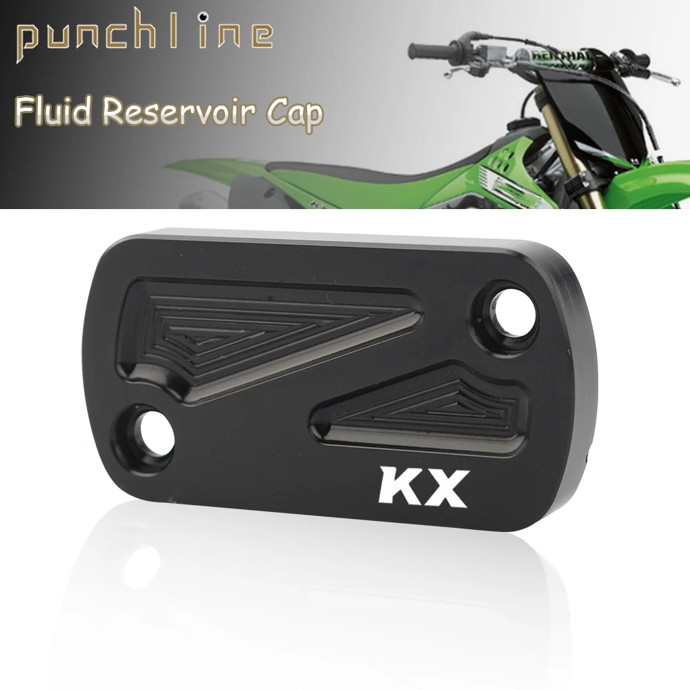 Fit KX 250 Front Brake Fluid Reservoir Cap For KX250X KX 450 KX450X