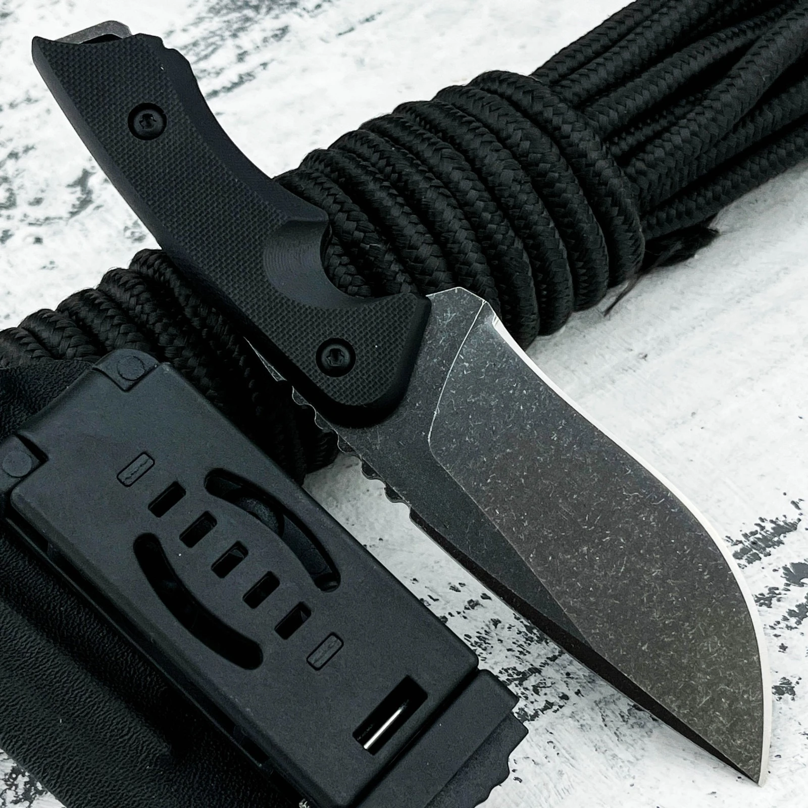 

Нож для выживания Jungle Outdoor с фиксированным клинком высокой твердости, с ножнами, для кемпинга и приключений, клинок 7Cr13Mov, рукоять G10