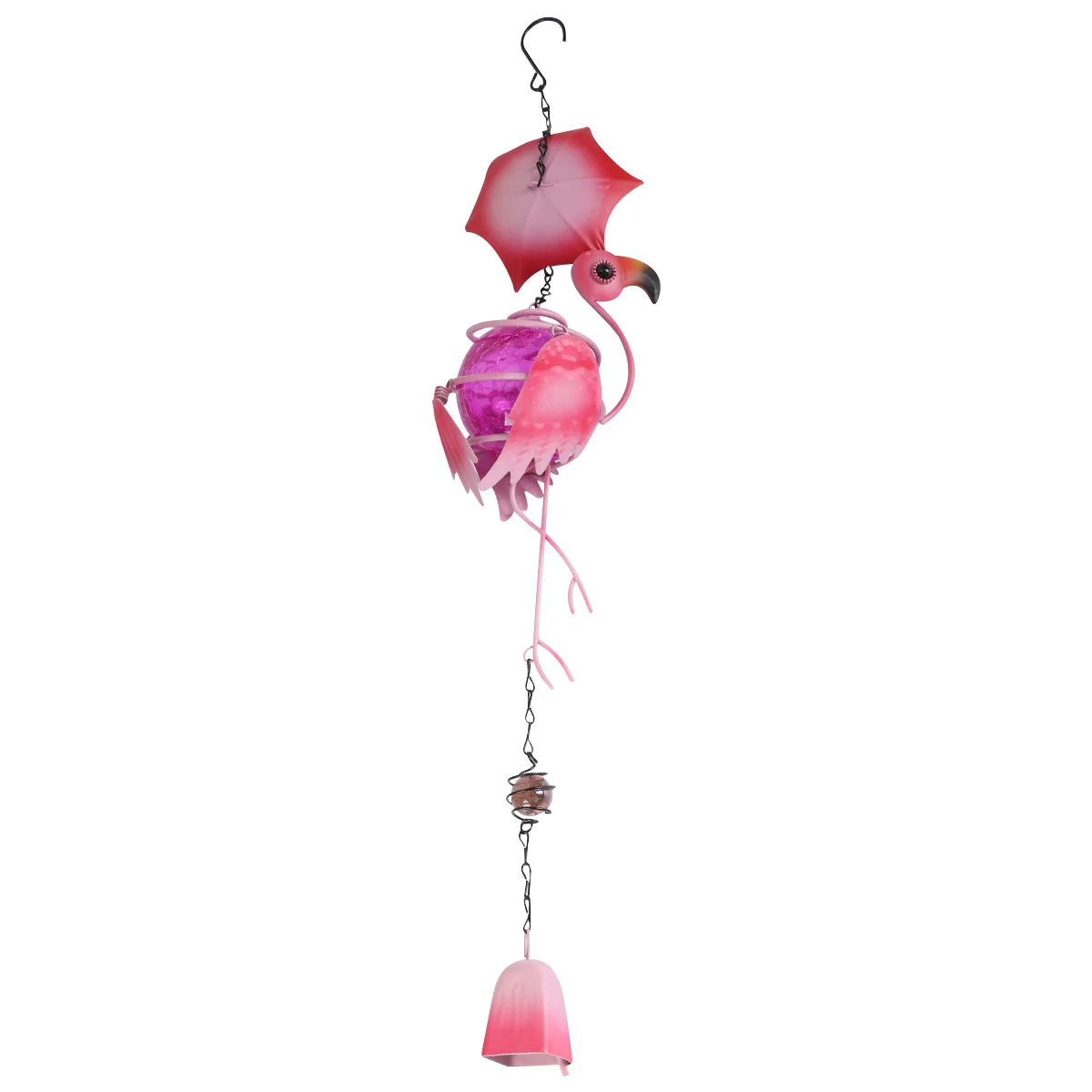 

3 D Decorations Beautiful Wind Bell Flamingo Lovely Home Adornment Hanging Pendant Pink Courtyard Chimes