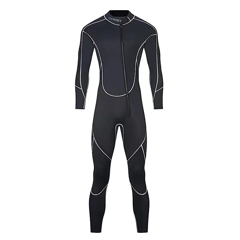 HOT Wetsuits Men 1.5MM Neoprene Diving Surfing Swimming Full Suits in Cold Water Keep Warm Front zipper for Water Sports 110KG