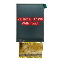 TFT LCD display screen 2.8 inch ILI9341 Resistance touch panel 37 pin 240xRGBX320 MCU 8/16 bit