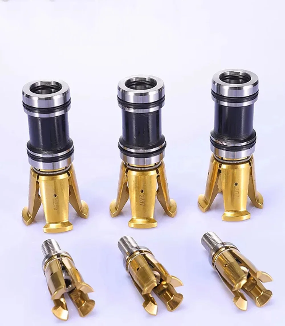 CNC Spannwerkzeughalter Vierklauen-Spannzange Spindelgreifer BT30/40/50-45 ° HSK32/40/50/63 ISO25 Bearbeitungszubehör Drehmaschinen-Spannzange – Detail 7