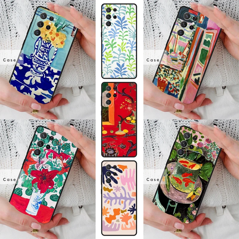 Henri Matisse Art Painting TPU Phone Case for Samsung Galaxy S26 S25 S24 S23 S22 S21 S20 Note10 Plus FE Ultra Cover