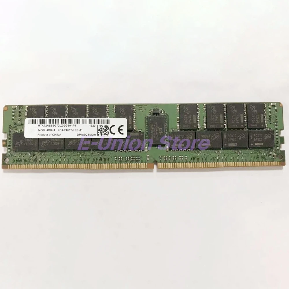 

1 Pcs RAM MTA72ASS8G72LZ-2G3A1P1 64GB 64G PC4-2400T DDR4 ECC REG LRDIMM 4DRX4 Server Memory