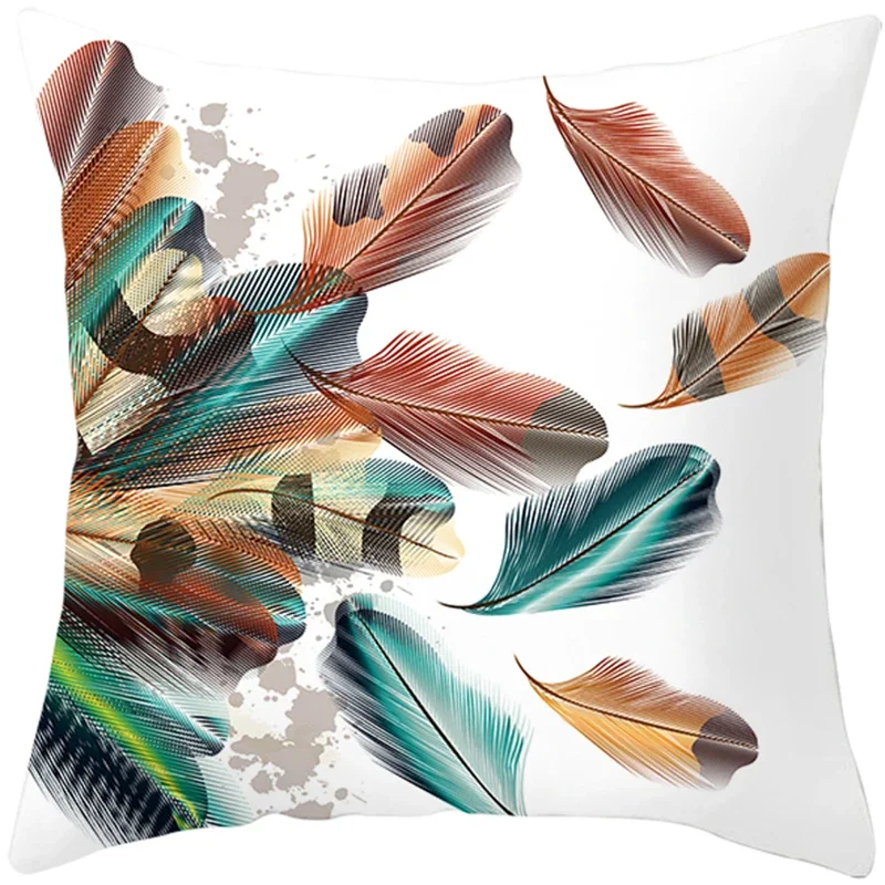 Ins New Cavitation Network Super Soft Sofa Hugs Set Can Be Customized Feathers Digital Printing Cushion Set One Generation