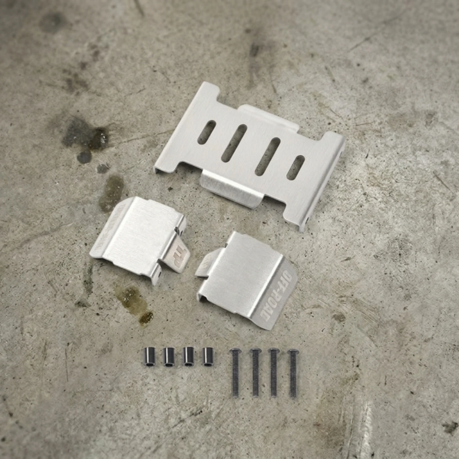 Skid Plate Kit Machined Chassis Guard with Screws Chassis Protection Plate Long-Lasting Easy to Install for RC Builders view 6
