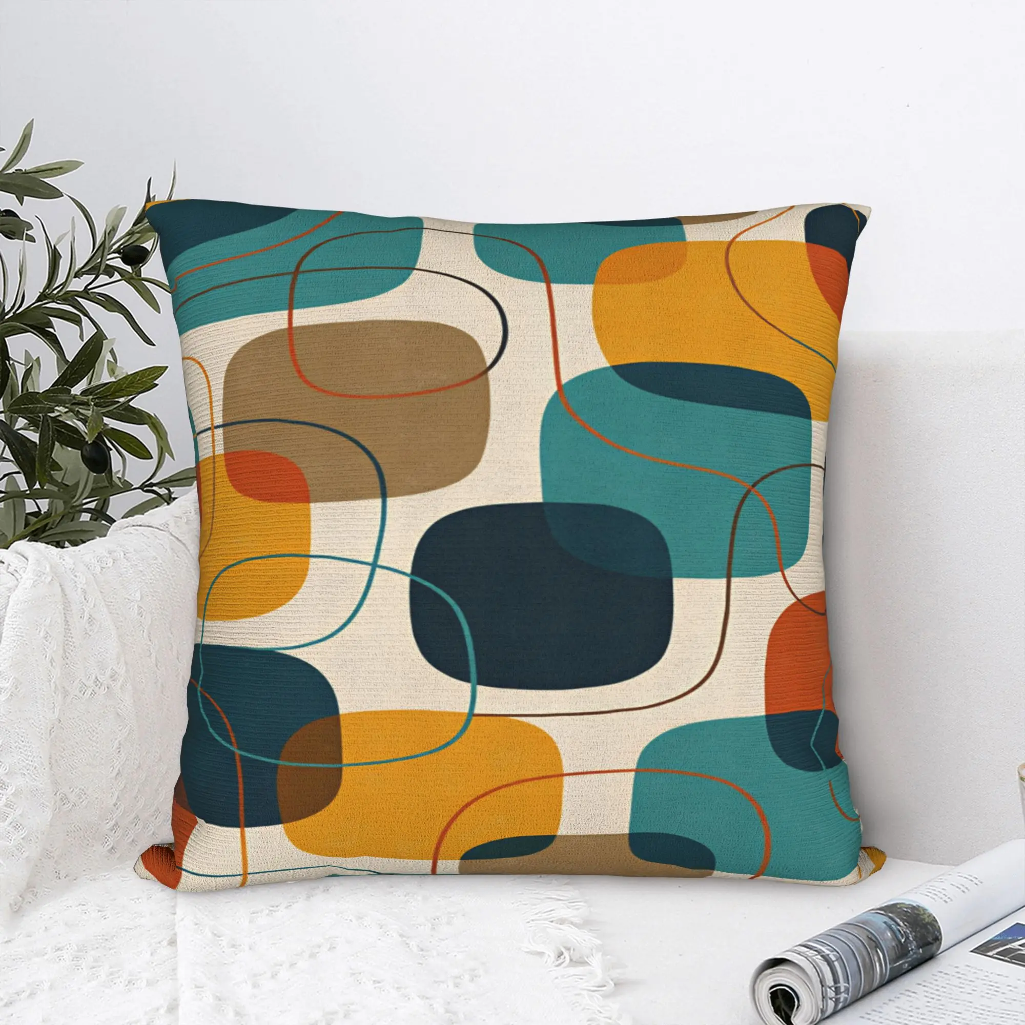 Pillow Cover Bohemian Mandala Style  Funny Pillow Case For Sofa Couch Bed Living Room Pillowcases