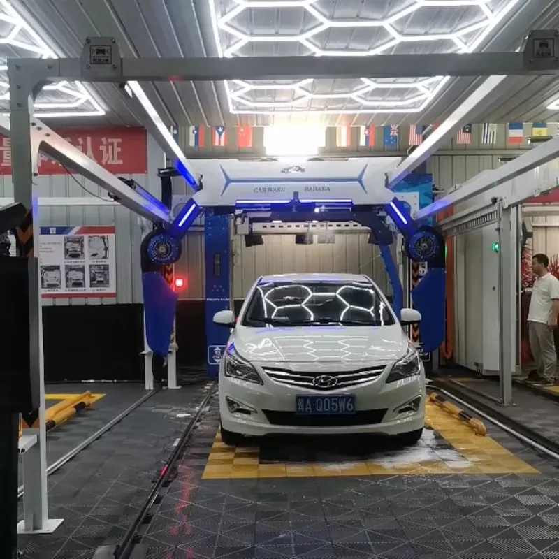 Customized 2026 Smart IoT Touch-Free Automatic Car Wash Machine 360 Degree Touchless Unmanned Car Cleaning Station