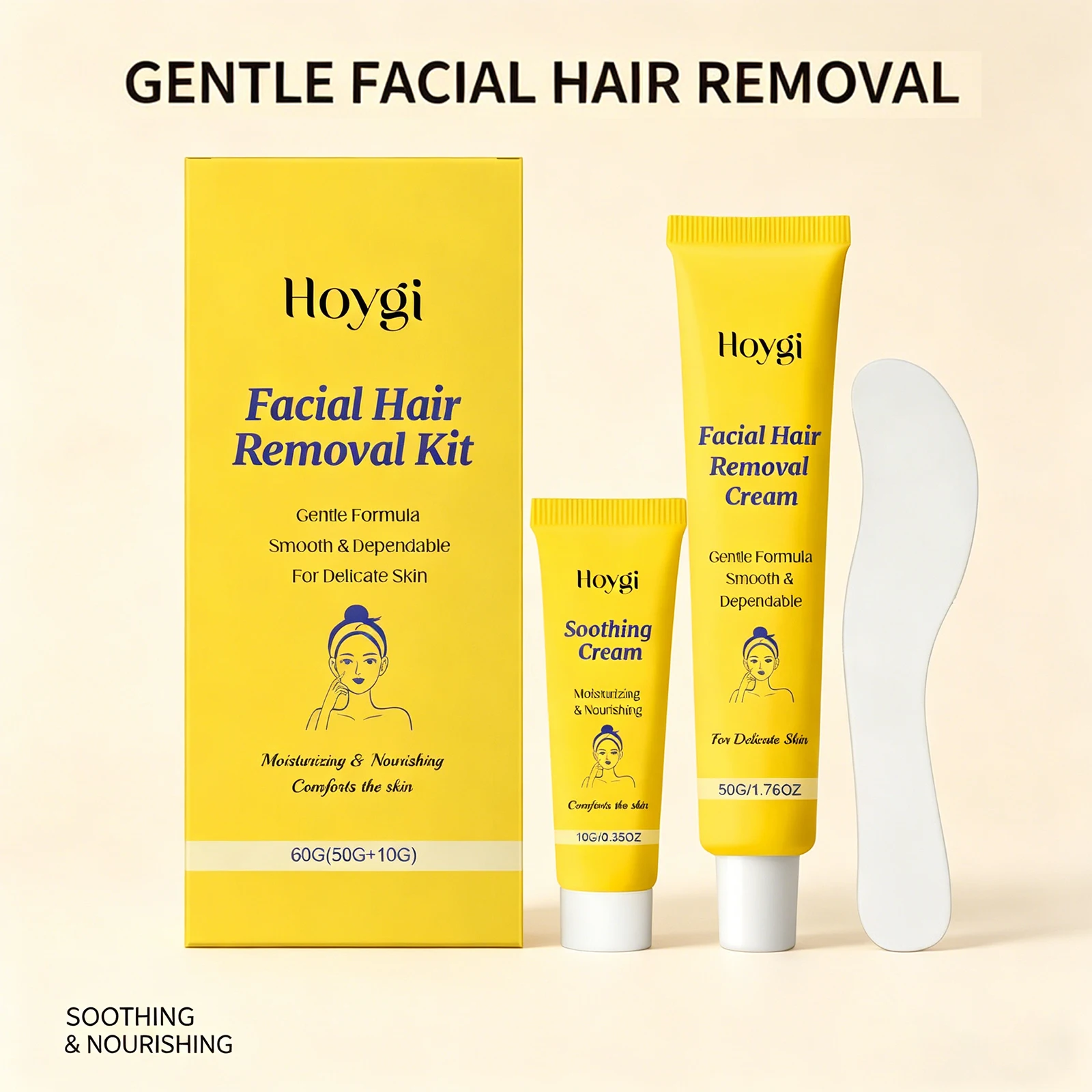 kit-de-creme-depilatorio-facial-para-mulheres-remove-pelos-finos-do-labio-superior-e-queixo-depilador-suave-para-pele-sensivel-com-manteiga-de-karite-60g