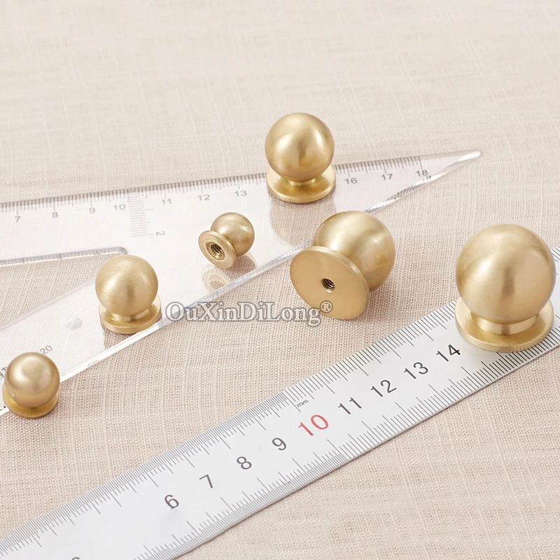 HOT 10PCS European Solid Brass Furniture Pulls Handles Drawer Knobs Cupboard Wardrobe Closet Dresser Cabinet Pulls Handles Knobs