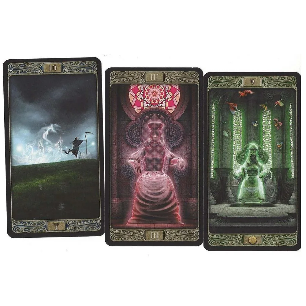 بطاقات Ghost Tarot A 78 Deck English Visions Divination Edition Deck Borad Playing Games