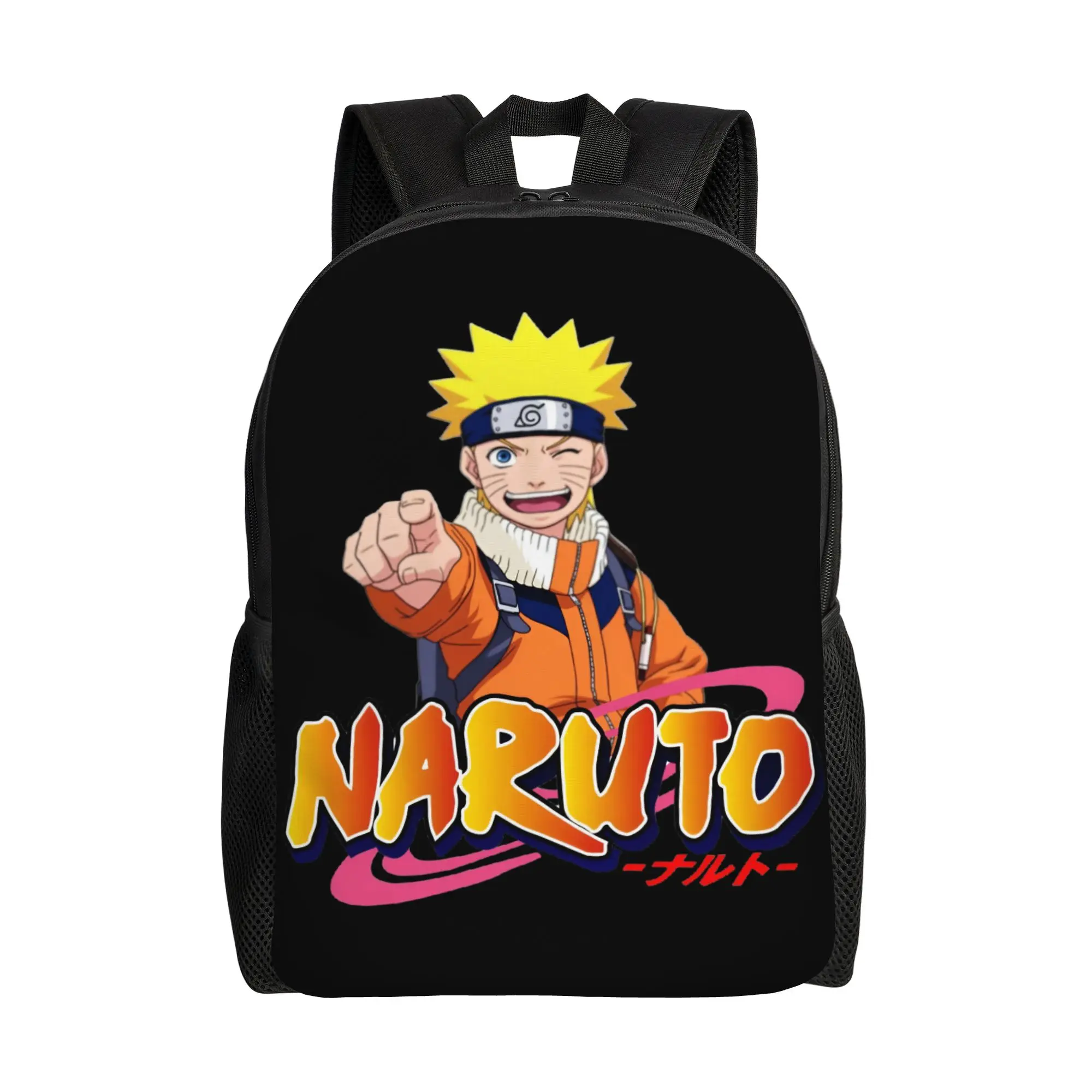 

N-Narutoes Uzumaki Travel Backpack Women Men School Computer Bookbag Anime College Student Daypack Bags