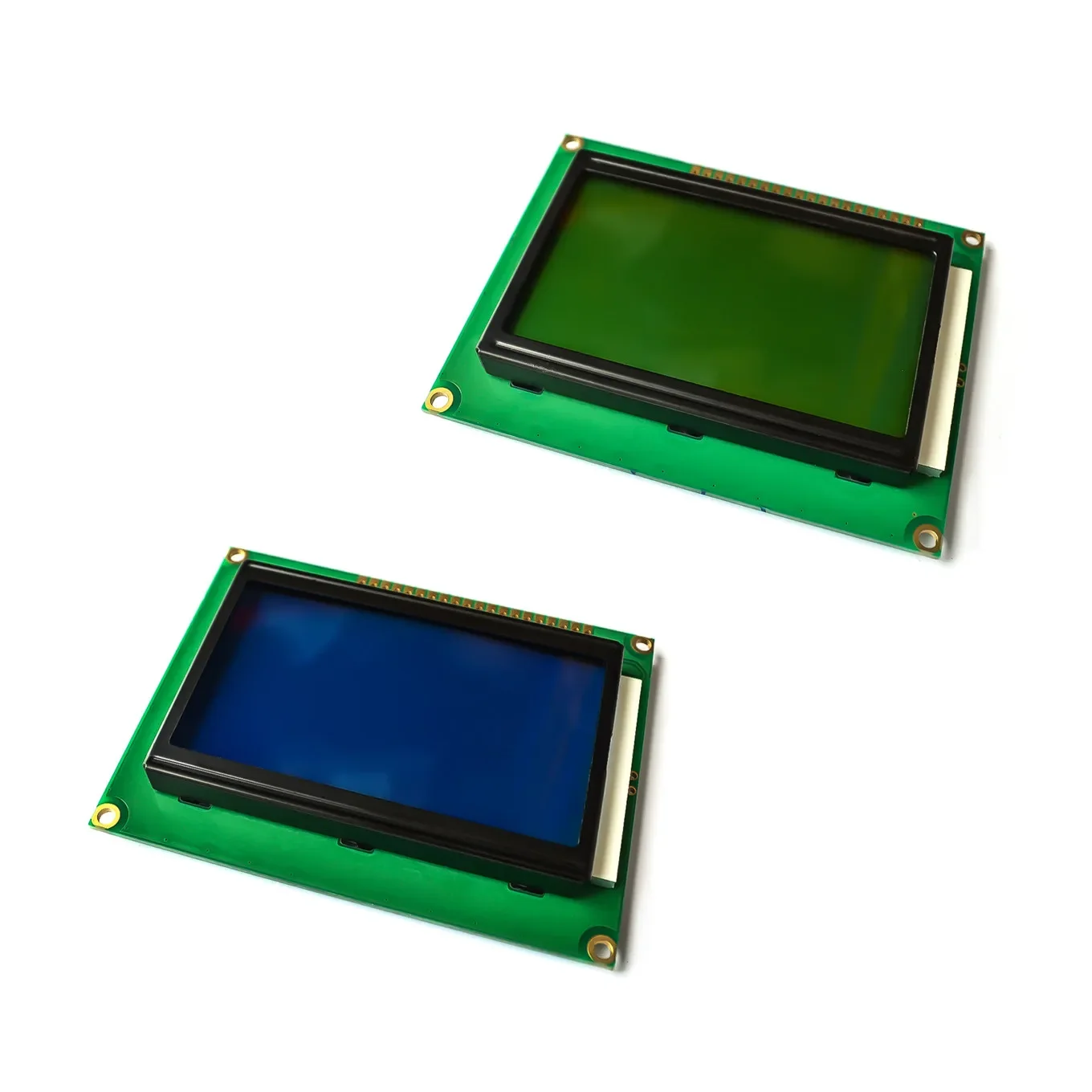 

128*64 DOTS LCD Module 5V Yellow and Green/Blue Screen 12864 LCD with Backlight ST7920 Parallel Port