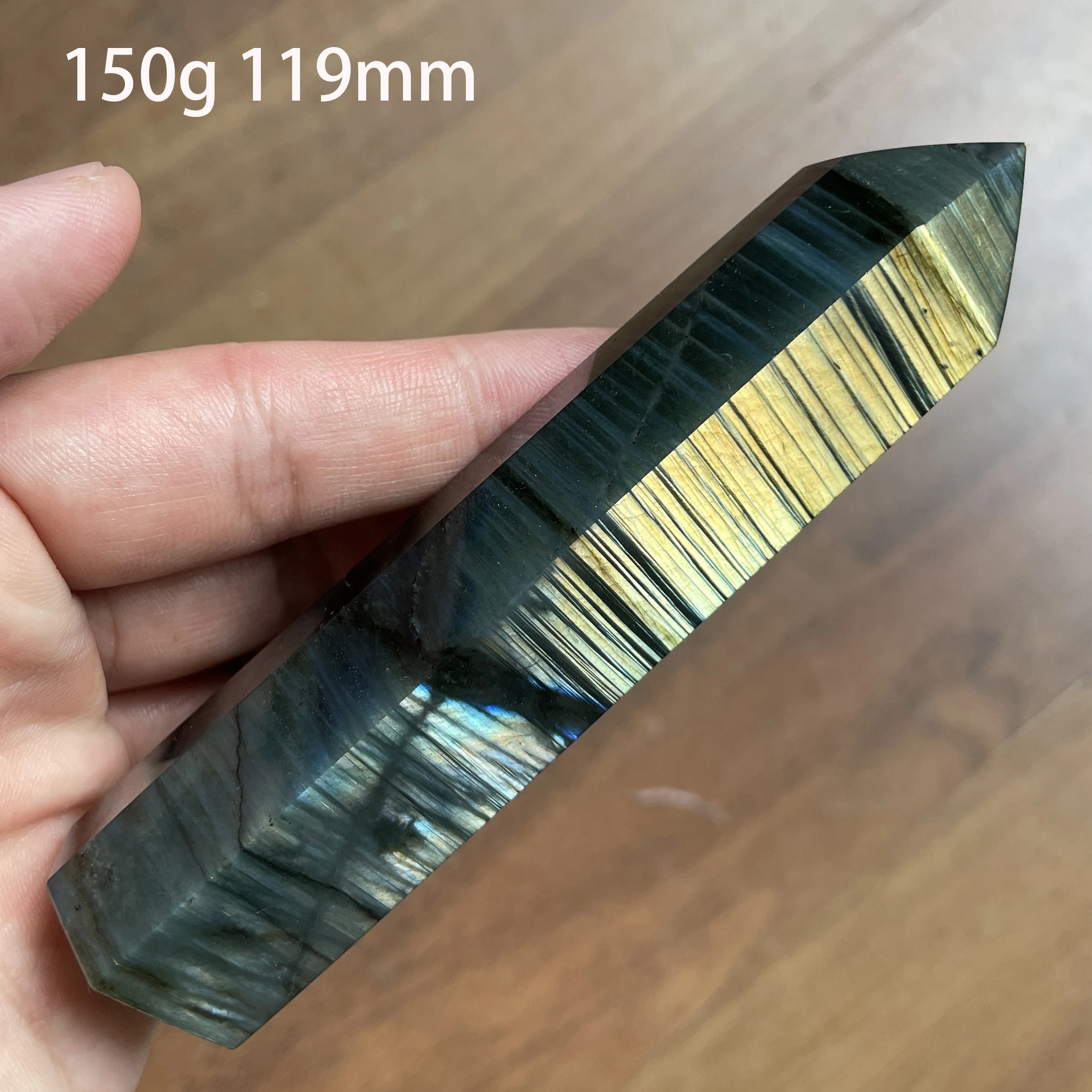 Natural Stone Labradorite Wand Point Polished Crystal Tower Decoration Reiki Healing Quartz Obelisk Gift