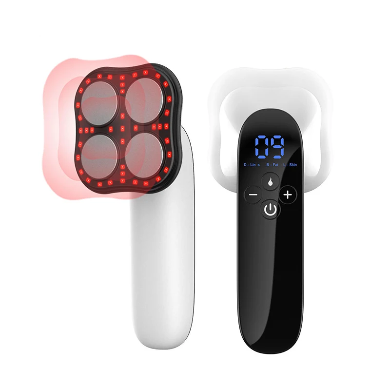 Elektryczny masażer do ciała, urządzenie do masażu brzucha, głęboki masaż tkanek i usuwanie cellulitu, redukcja tkanki tłuszczowej na brzuchu, nogach, ramionach, modelowanie sylwetki.