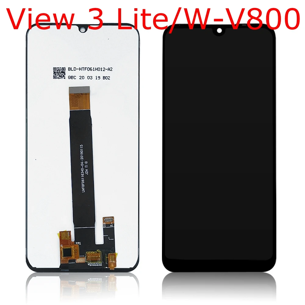 For Wiko View / View 2 W_C800/ View 3 Pro / View 4 LiteLCD Display+Touch Screen Digitizer Assembly For Wiko View 3 View 5 Plus