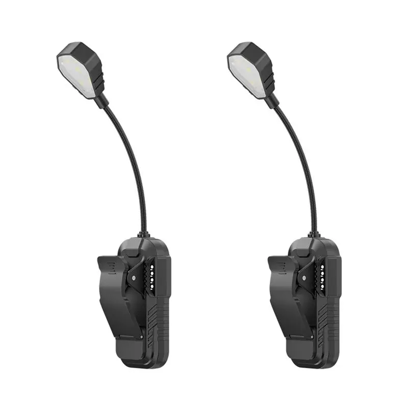 

ABME Rechargeable Clip On Light 2PCS Motion Sensor Waterproof For Reading Light For Desk Lamp For Reading, Camping, Fishing
