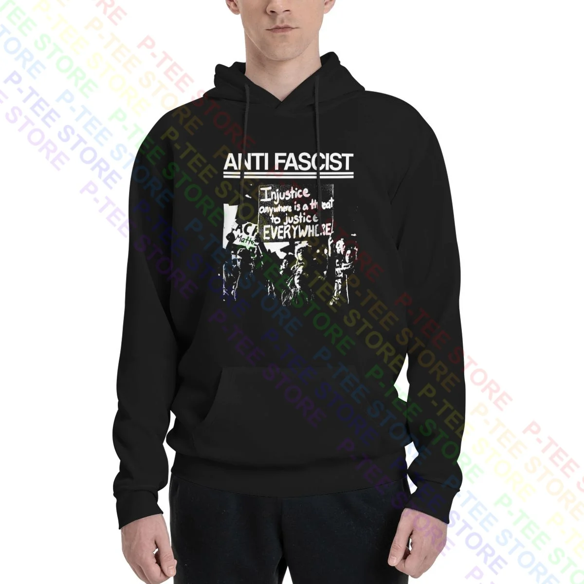 Anti Fascist Hoodie Sweatshirts Hoodies Cool Design Vintage Streetwear