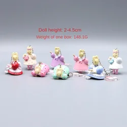Cartoon Animation Marron Cream Cute Boxed Dim Sum Doll DIY Handmade Car Keychain Bag Accessories Pendant Gift