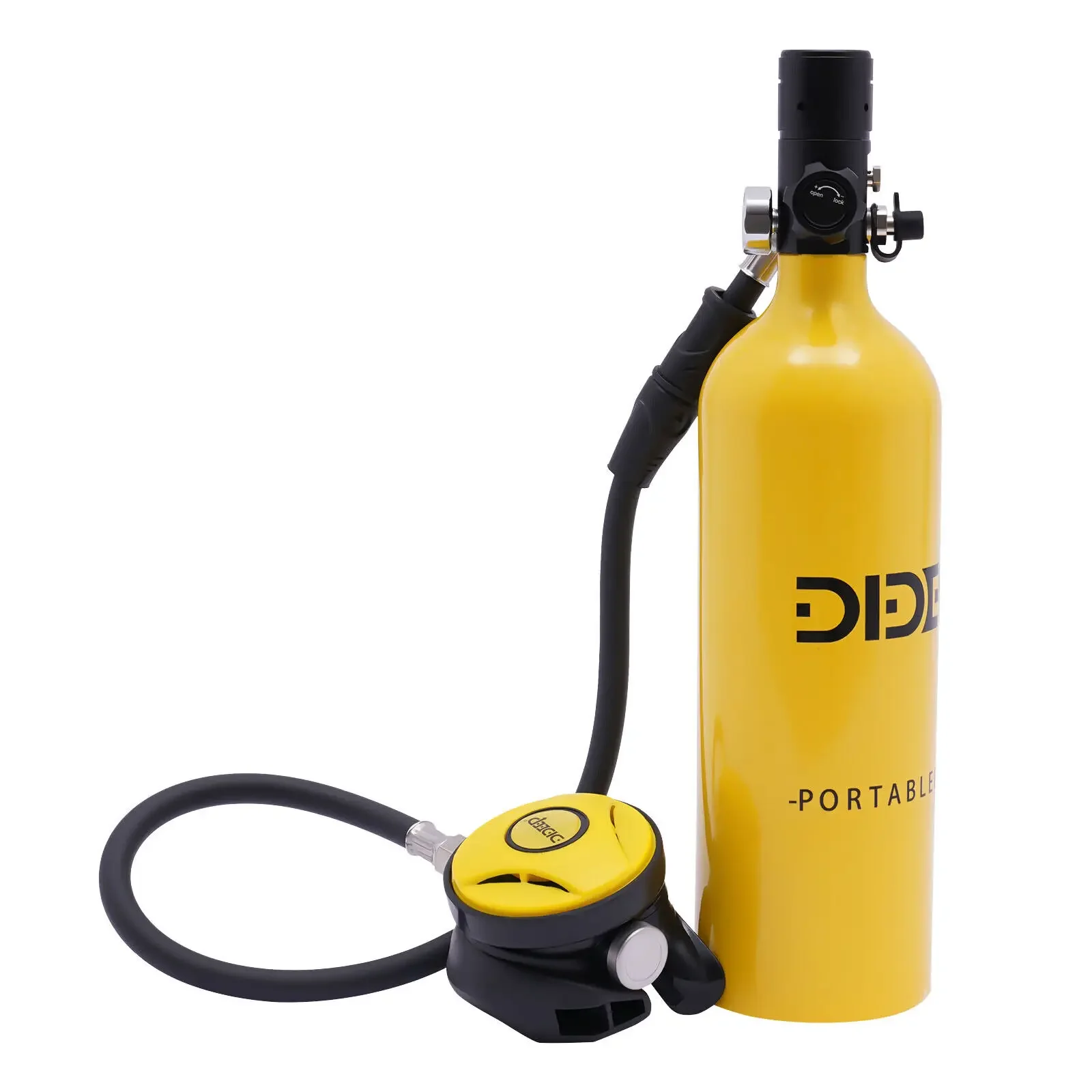 휴대용 미니 스쿠버 탱크 – 스쿠버 다이빙 또는 스노클링을 위한 15~20분의 호흡 용량